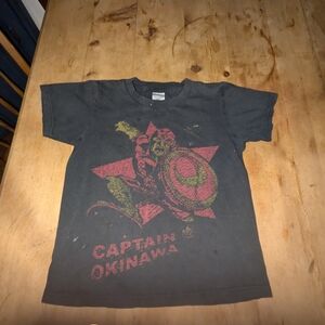 Black and Red Short Sleeve Tee